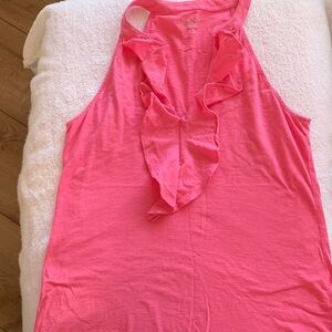 Lilly Pulitzer Vibrant Pink Cotton Top
